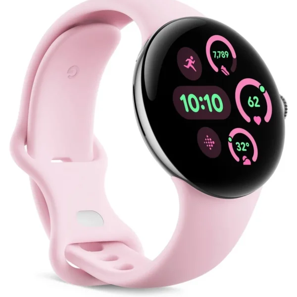Montre connectée Pixel Watch 3 41 mm Argent Poli 4G