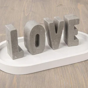 Moule alphabet en silicone