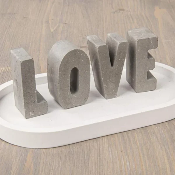 Moule alphabet en silicone
