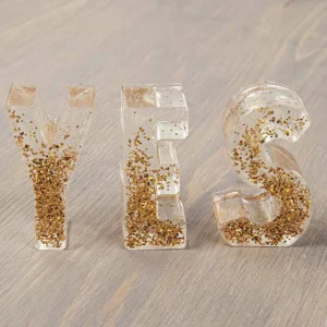 Moule alphabet en silicone