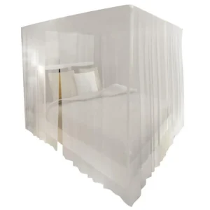 Moustiquaire de lit carré 3 ouvertures 2 pcs