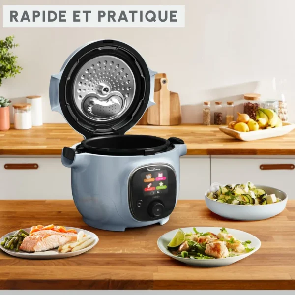 Multicuiseur intelligent Cookeo + Mini CE880410 - Bleu