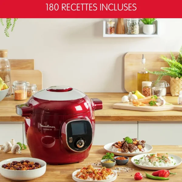 Multicuiseur intelligent cookeo CE85B510 - Rouge