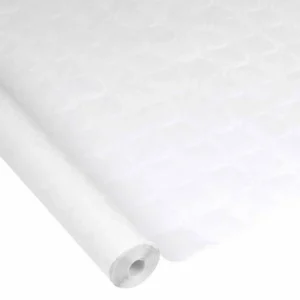 Nappe Papier Damassée 1,18x50m Blanc