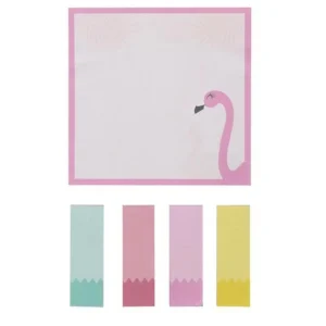 Notes Repositionnables Flamant 20cm Multicolore