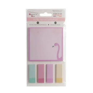 Notes Repositionnables Flamant 20cm Multicolore