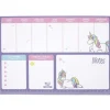 Organisateur de Bureau Licorne 29cm Violet