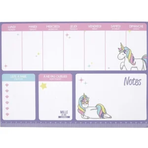 Organisateur de Bureau Licorne 29cm Violet