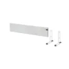 Pack ADAX Radiateur électrique blanc - 800 W - 1050x200x90mm - Neo Basic NL08 KDT - Pieds pour radi