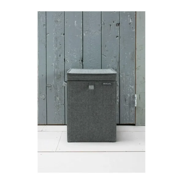Panier à linge empilable noir 35 litres