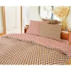 Parure housse de couette en polycoton 52 fils + drap housse offert GINO
