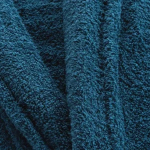 Peignoir Col Châle en Coton Tendresse Saphir