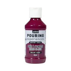 Peinture pouring acrylique brillante - Magenta - 118 ml