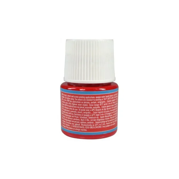 Peinture textile Setacolor opaque - Rouge - 45 ml