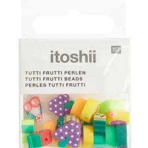 20 perles fruits 11 mm