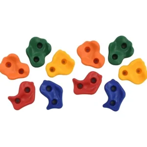 Pierres d escalade 40 pcs PE Multicolore