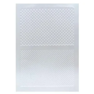 Plaque de texture pour pâte polymère - gaufre
