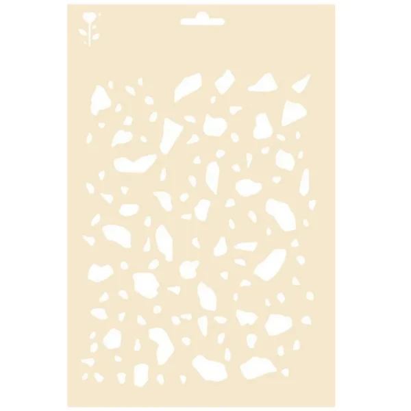 Pochoir motif Terrazzo - A4