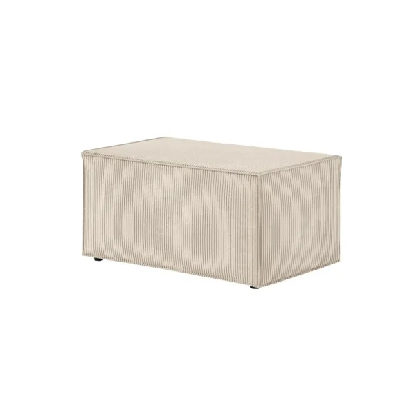 Pouf velours côtelé DAPHNE