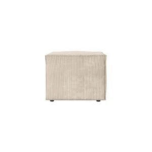 Pouf velours côtelé DAPHNE