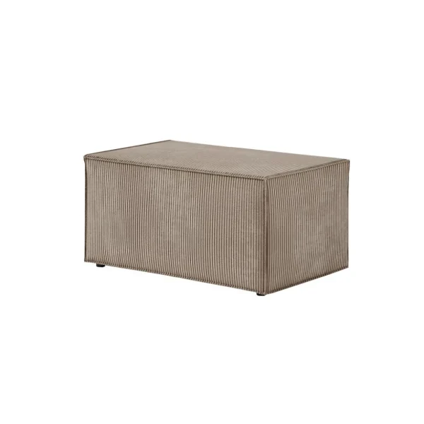 Pouf velours côtelé DAPHNE