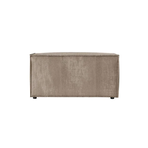 Pouf velours côtelé DAPHNE