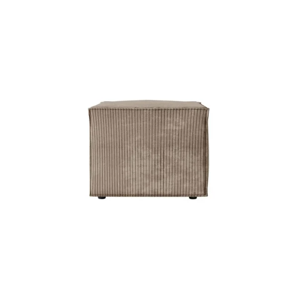 Pouf velours côtelé DAPHNE