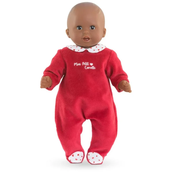 Pyjama Pétales de Cœurs pour poupon 30 cm
