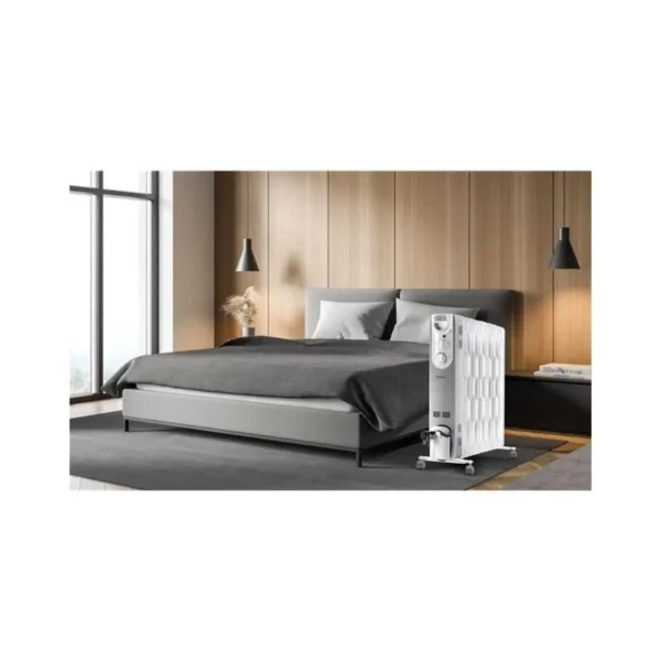 Radiateur à bain d'huile 2500w blanc - ORSO2500