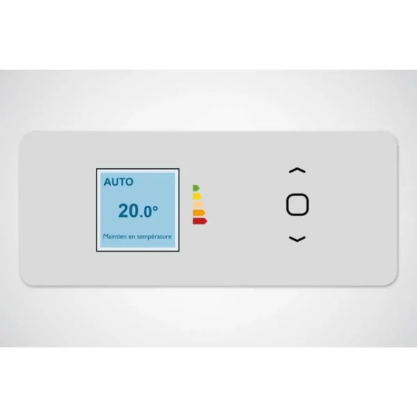 Radiateur chaleur 2000W AGILIA horizontal pilotage intelligent connecté blanc carat ATLANTIC 503125