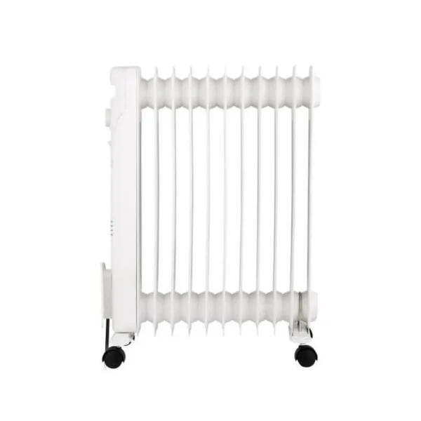Radiateur électrique bain d'huile 2500W OCEANIC - 3 puissances - 11 éléments - Blanc - Mobile