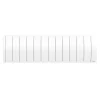 Radiateur électrique connecté IPALA bas 1400W blanc - inertie fluide