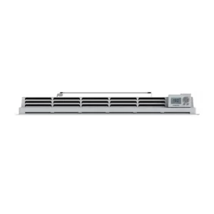Radiateur électrique fixe a inertie seche céramique 2000W OCEANIC Rubis - Façade verre - Blanc - NF