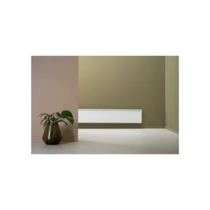 Radiateur électrique long ADAX Connecté en Verre trempé - Blanc - 1000 W - 1380x210x91mm - IVER L 1