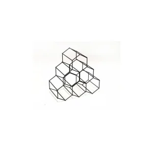 Range bouteille BOUTEILLES HEXA BRUN CUIVRE