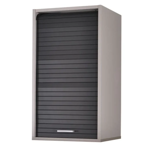Rangement de cuisine à rideau coloris aluminium L40 cm - COOKING