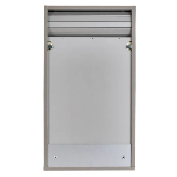 Rangement de cuisine à rideau coloris aluminium L40 cm - COOKING