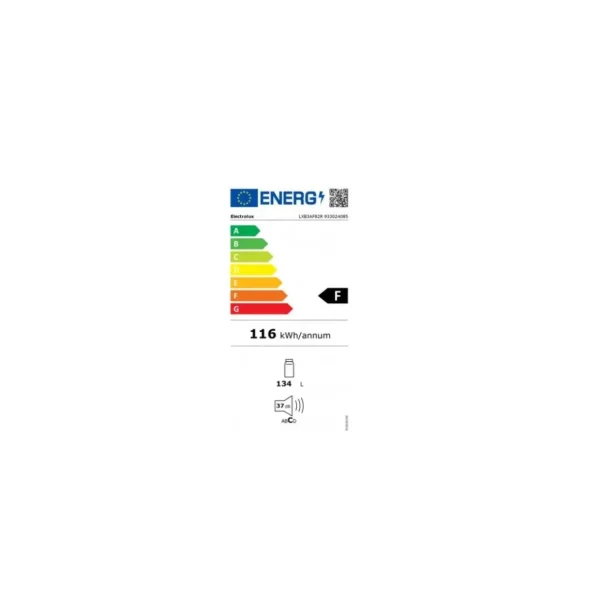 Réfrigérateur 1 porte intégrable à pantographe 134l - LXB3AE82R