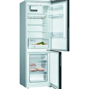 Réfrigérateur combiné 60cm 308l lowfrost noir - kgv36vbeas