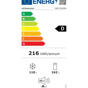 Réfrigérateur combiné GBG719MDNN MoodUP