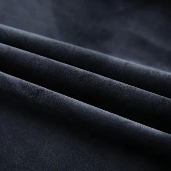 Rideau occultant avec crochets Velours Noir 290x245 cm