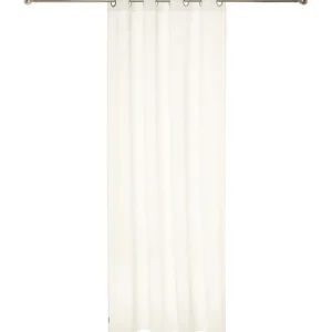 Rideau voilage uni à oeillets métal en polyester 140x240cm ETAMINE