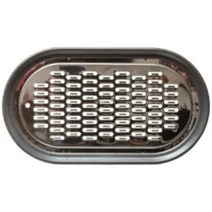 Râpe & Boîte de Récupération 2 Faces 14cm Gris