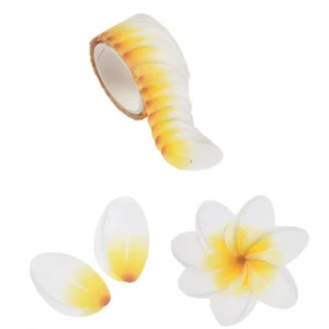 Ruban Masking Tape 200 Pétales Jonquilles 3cm Jaune