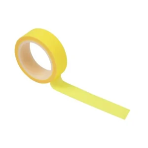 Ruban Masking Tape Créatif 5M Jaune Fluo