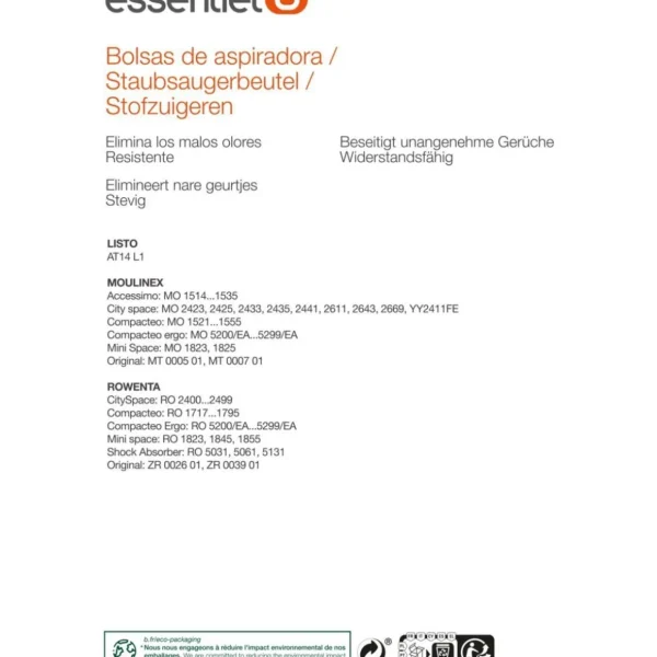 Sac aspirateur EB2111
