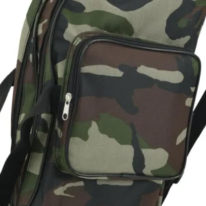 Sac de canne à pêche vert camouflage 150 cm tissu oxford