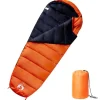 Sac de couchage momie pour adultes camping 3 saisons