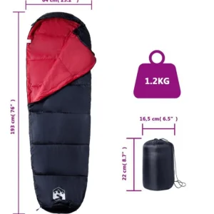 Sac de couchage momie pour adultes camping 3 saisons