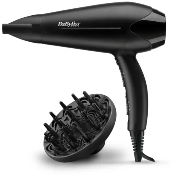 Sèche cheveux avec diffuseur D563DE - Noir